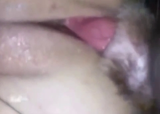 Brunette cheating with a big-dicked dog